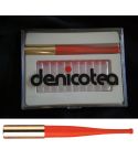 DENICOTEA Ejector type CIGARETTE HOLDER Lady Red + 10 filters - model No 20204
