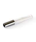Cigarette holder Denicotea White + Silver color