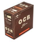 OCB VIRGIN King Size Slim UNBLEACHED Rolling paper - 1 box (total 1600 papers)