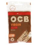 OCB Unbleached VIRGIN Cigarette filter TIPS x 150 filters