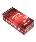 1 box - Elements RED Single Wide Double Window Slow Burn Hemp rolling paper
