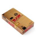 RAW Classic Natural Unrefined rolling paper size 1 1/4 - 24 packs - 1 box