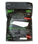 CTIP Activated Charcoal Carbon conical Filter Tips in Metal Aluminum housing - box/200