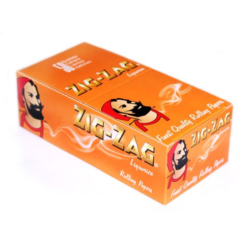 Zig Zag Liquorice Rolling Paper x 50