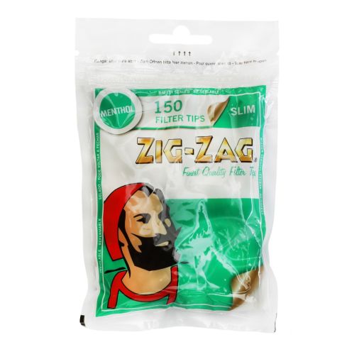 Zig Zag Slim Menthol Filter Tips x 150