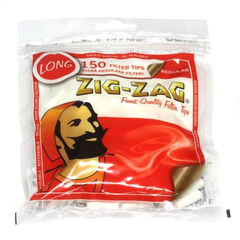 ZIG ZAG Long Cigarette Filter tips - 150 filters