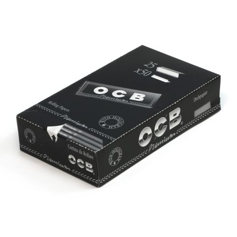 25 x Rolling Paper OCB Premium Black 1 1/4-78mm
