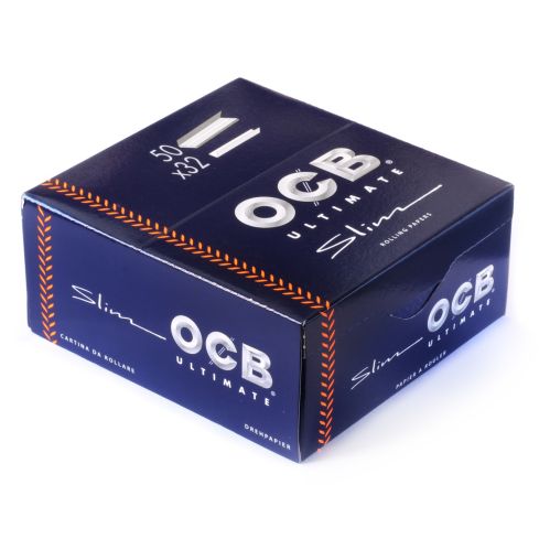 1 box OCB ULTIMATE Slim King Size Rolling paper - 1600 papers