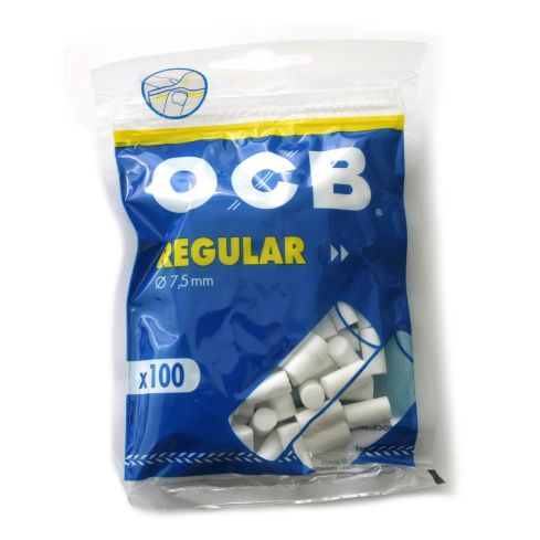 OCB Regular size CIGARETTE FILTER TIPS x 100 filters