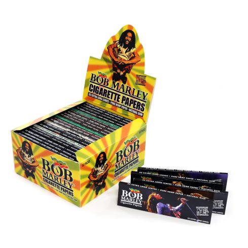 Bob Marley King size Rolling paper - 1 box = 1650 papers