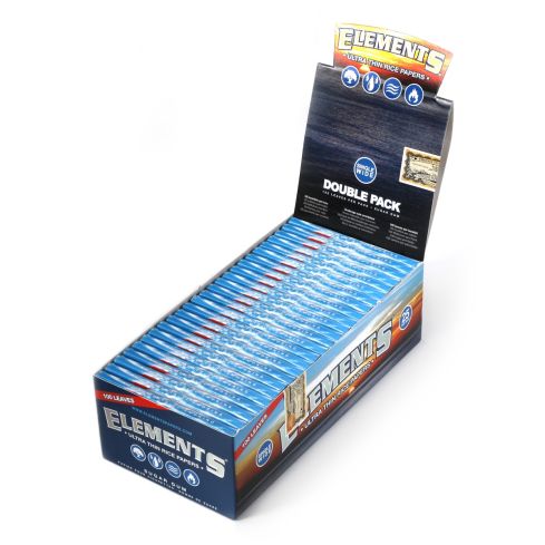 1 box - Elements SINGLE WIDE Double Pack - total 25 booklets