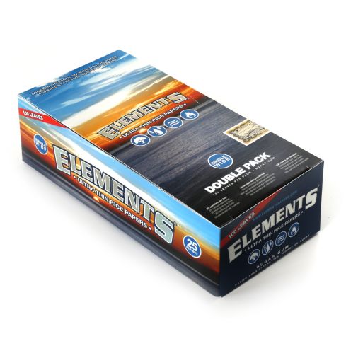 1 box - Elements SINGLE WIDE Double Pack - total 25 booklets