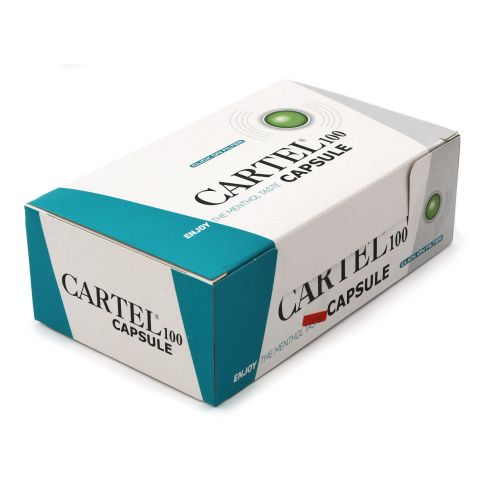Cartel Capsule 100 Green filtered Cigarette tubes - 1 box with 100 tubes