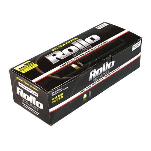 Rollo Black color Eclipse Cigarette tubes King Size 84mm - 200 tubes
