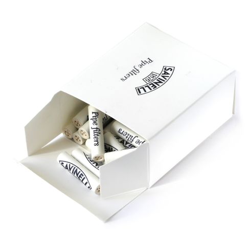 1 Box Savinelli Charcoal Pipe Filters Diameter 9mm - Total 35 Filters