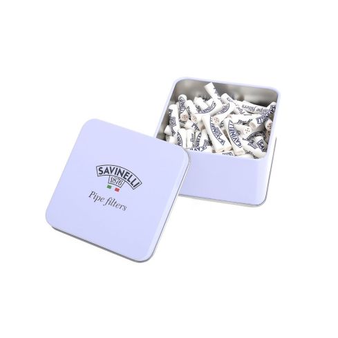 1 tin Savinelli Charcoal Pipe Filters Diameter 9mm - Total 100 Filters