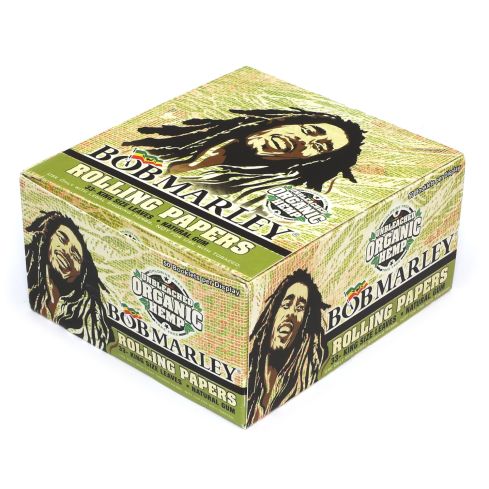 Bob Marley Unbleached Organic King size Rolling paper - 1 box = 1650 papers