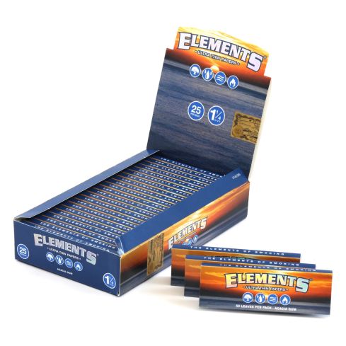 Elements size 1 1/4 Ultra Thin Rice rolling paper