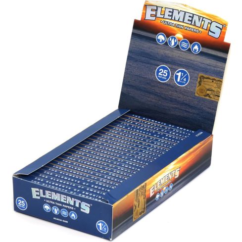 1 master case / 42 boxes - ELEMENTS 1 1/4 Ultra Thin RICE rolling paper