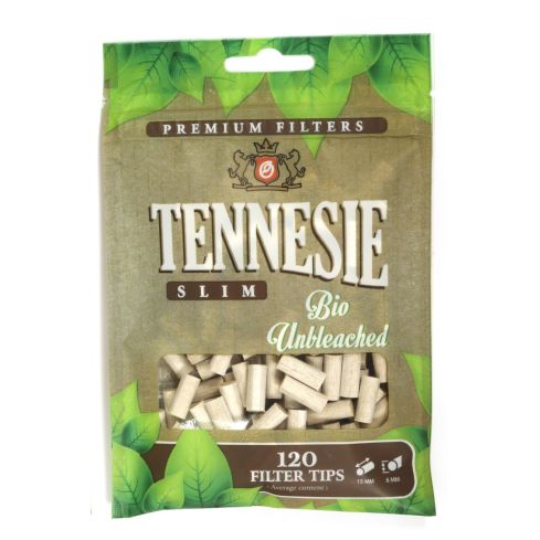 Tennesie Unbleached Organic Slim 6mm BIO filters x 120