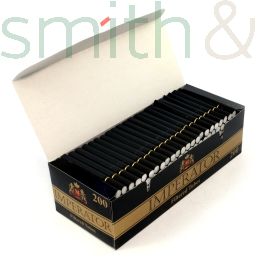 imperator cigarette tubes Imperator Black filtered Cigarette tubes x 200 tubes